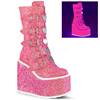 DemoniaCult - SWING230G Platform Boots - Pink Product image